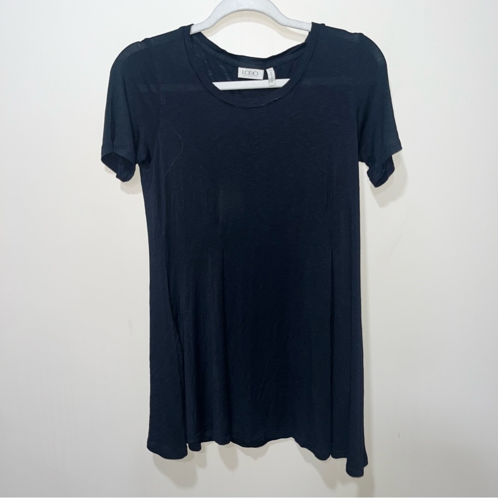 LOGO black ultrasoft comfy top with pockets